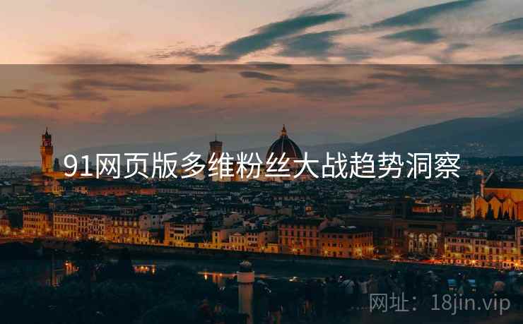 91网页版多维粉丝大战趋势洞察