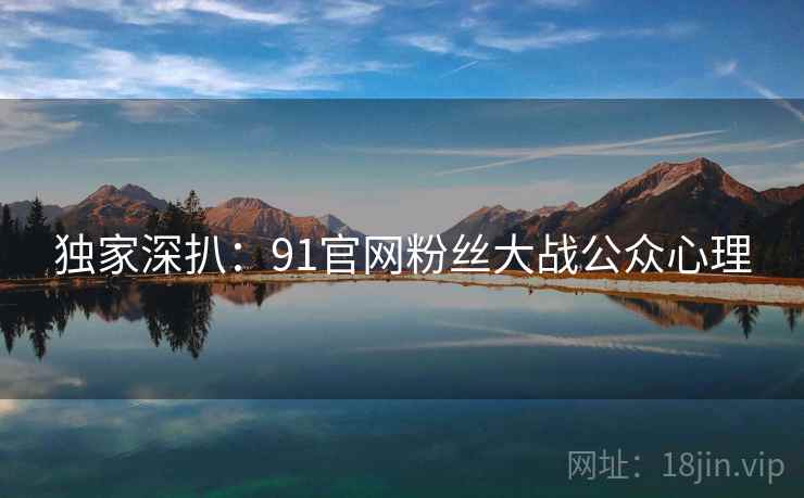 独家深扒：91官网粉丝大战公众心理